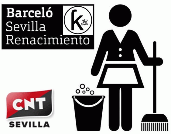 Flyer campaña Kellys Sevilla CNT